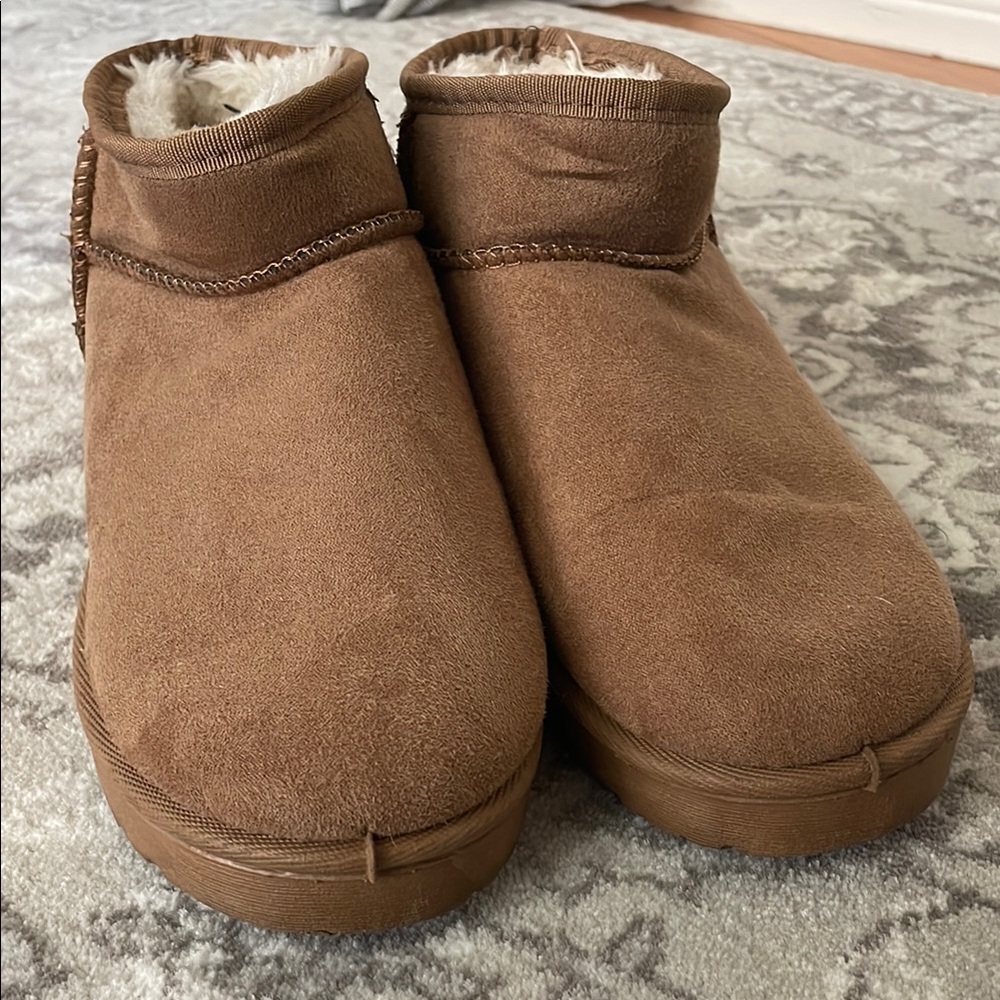 Cozy Brown Ankle Boots